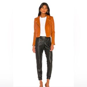 Commando, size M and size L black pleather joggers